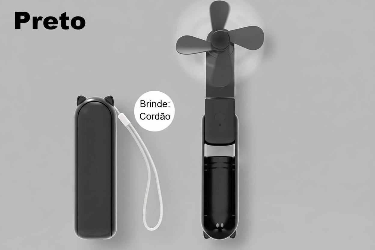 Ventilador Portátil Recarregável BreezePocket Pro™