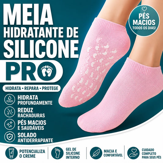 Meia Hidratante de Silicone Pro