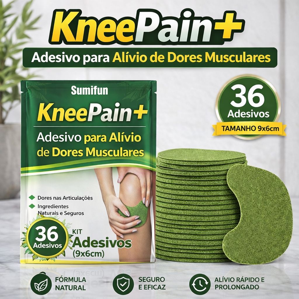 KneePain™ Plus - Adesivo de Alívio Imediato