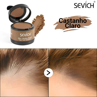 HairLine Cover™ — Pó Corretivo para Linhas Finas & Falhas no Cabelo