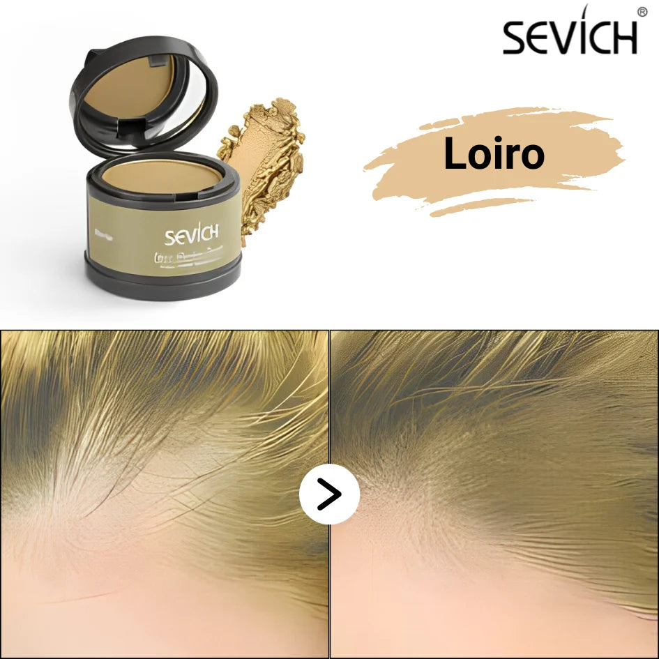 HairLine Cover™ — Pó Corretivo para Linhas Finas & Falhas no Cabelo