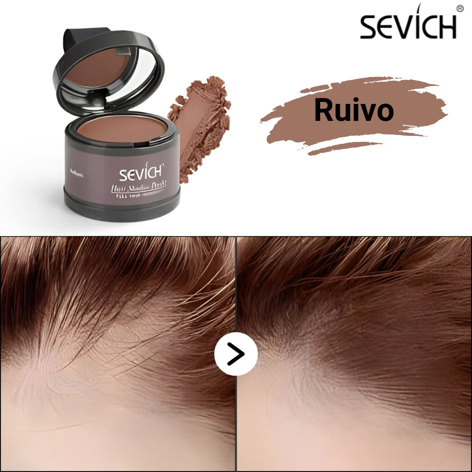 HairLine Cover™ — Pó Corretivo para Linhas Finas & Falhas no Cabelo