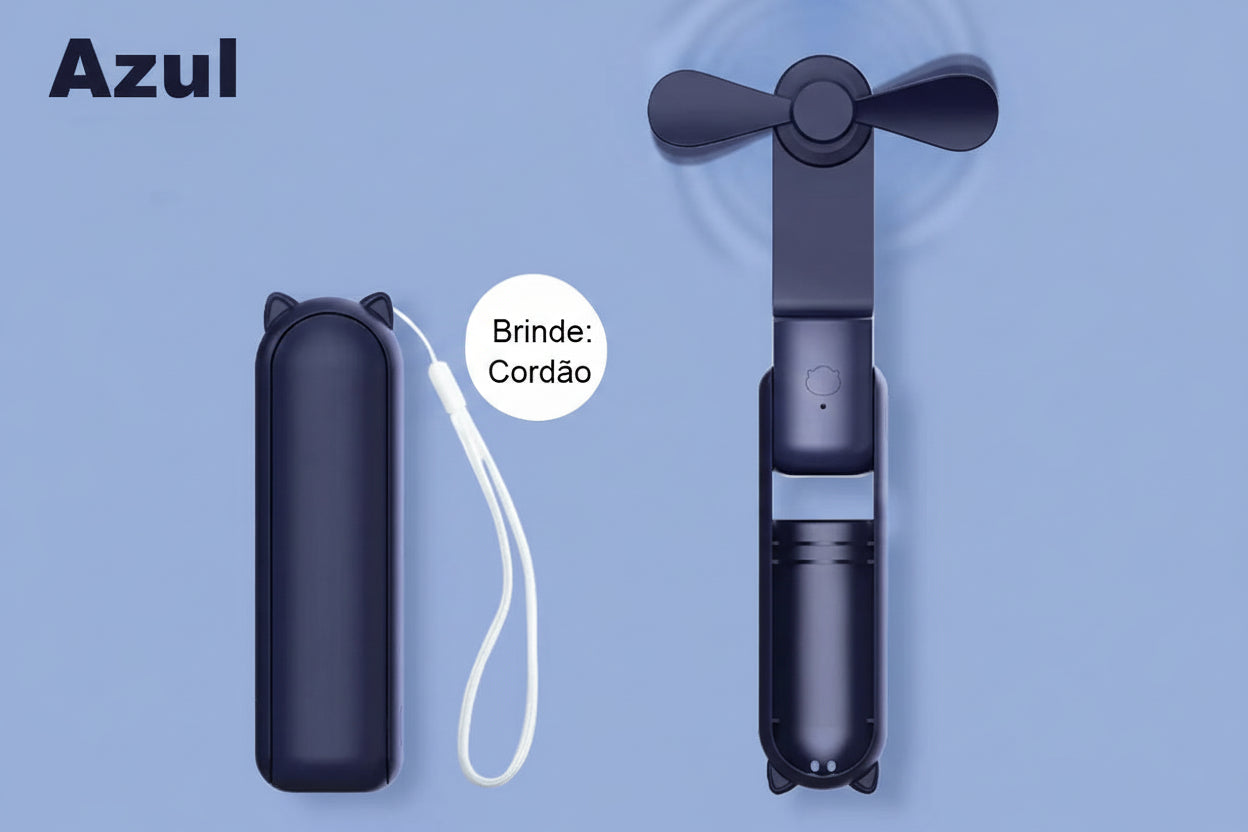 Ventilador Portátil Recarregável BreezePocket Pro™