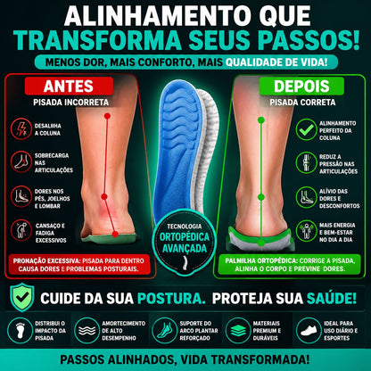Nuvem Confort - Palmilha Ortopédica 4D