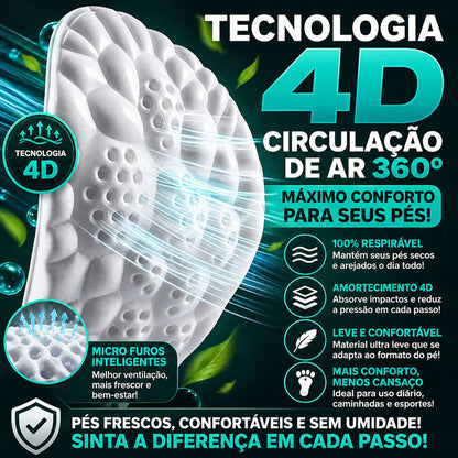 Nuvem Confort - Palmilha Ortopédica 4D