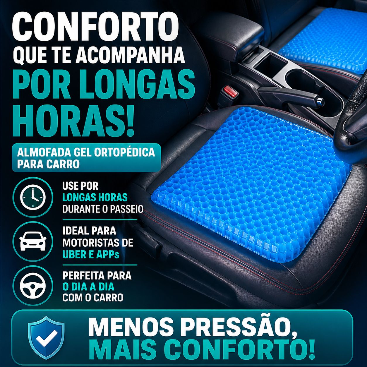 Almofada Gel Ortopédica ErgoGel Pro