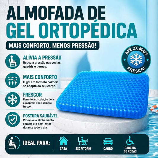 Almofada Gel Ortopédica ErgoGel Pro
