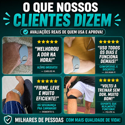 Joelheira Silicone Pro