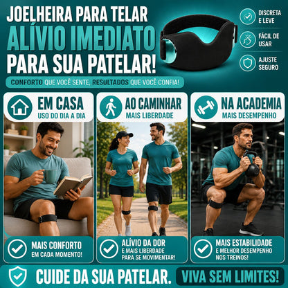 Joelheira Silicone Pro