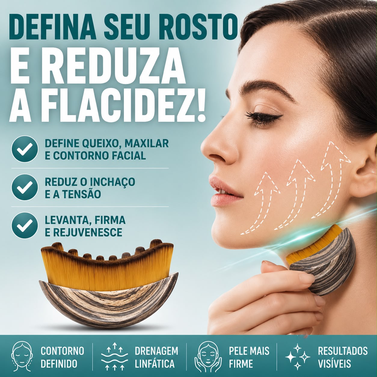FaceLift Pro – Escova Facial de Contorno