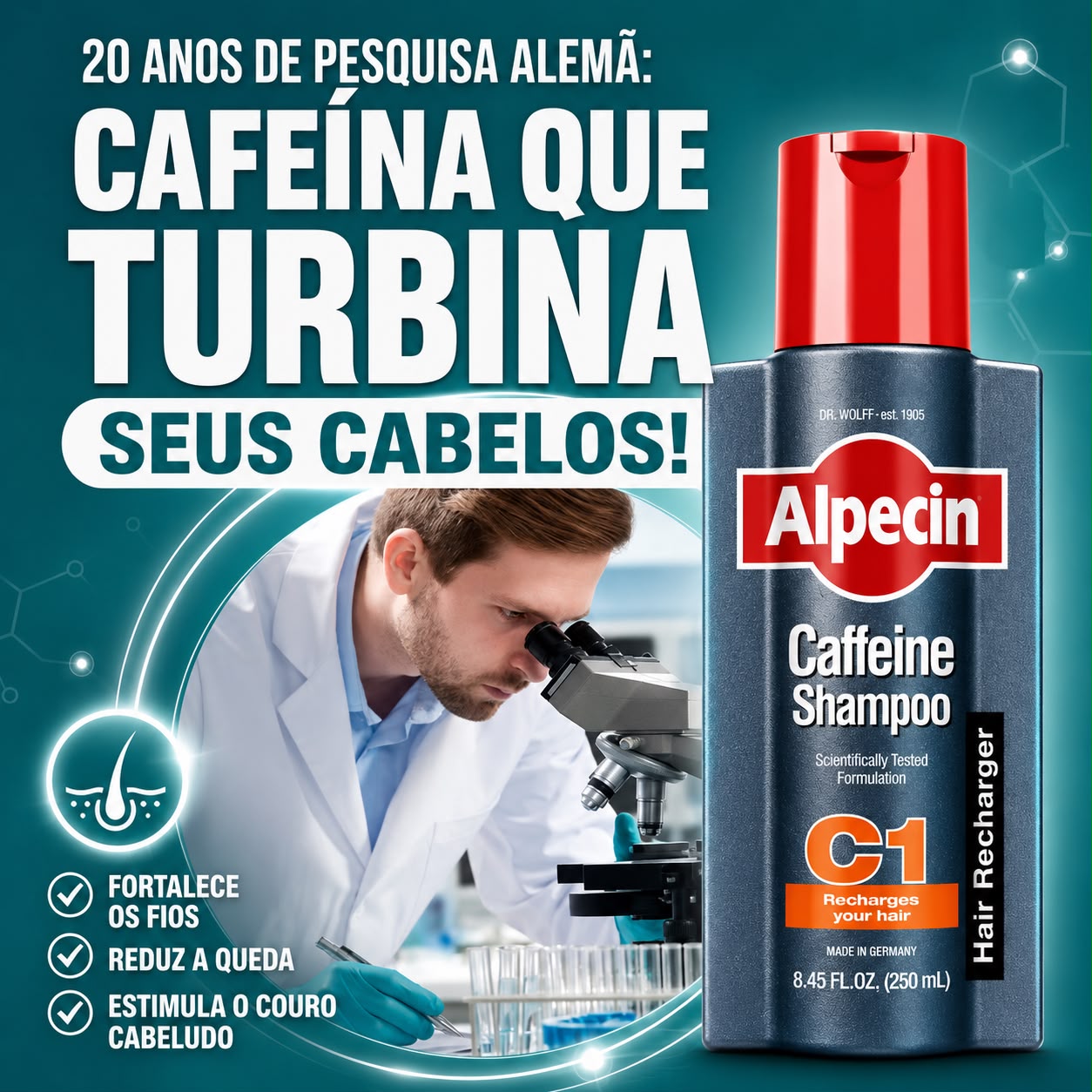 Alpecin C1 – Fortalecimento Capilar