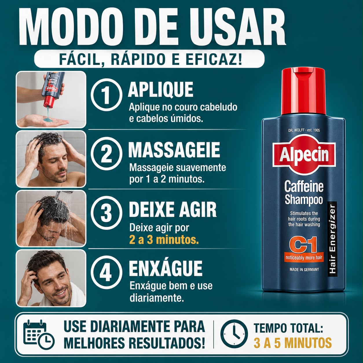 Alpecin C1 – Fortalecimento Capilar