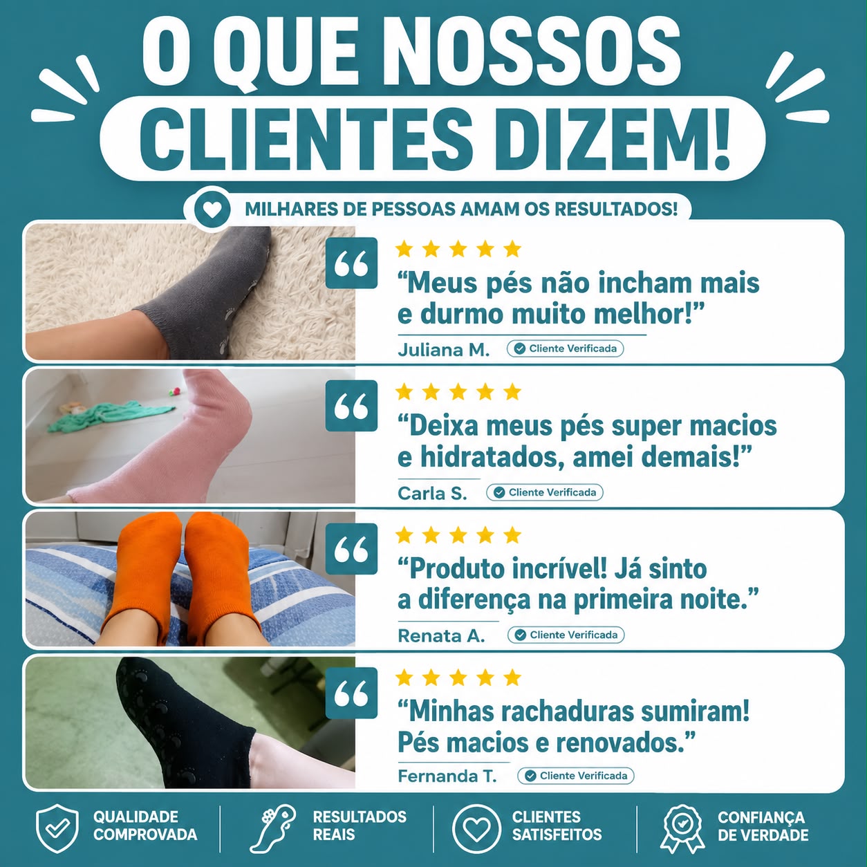 Meia Hidratante de Silicone Pro