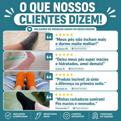 Meia Hidratante de Silicone Pro