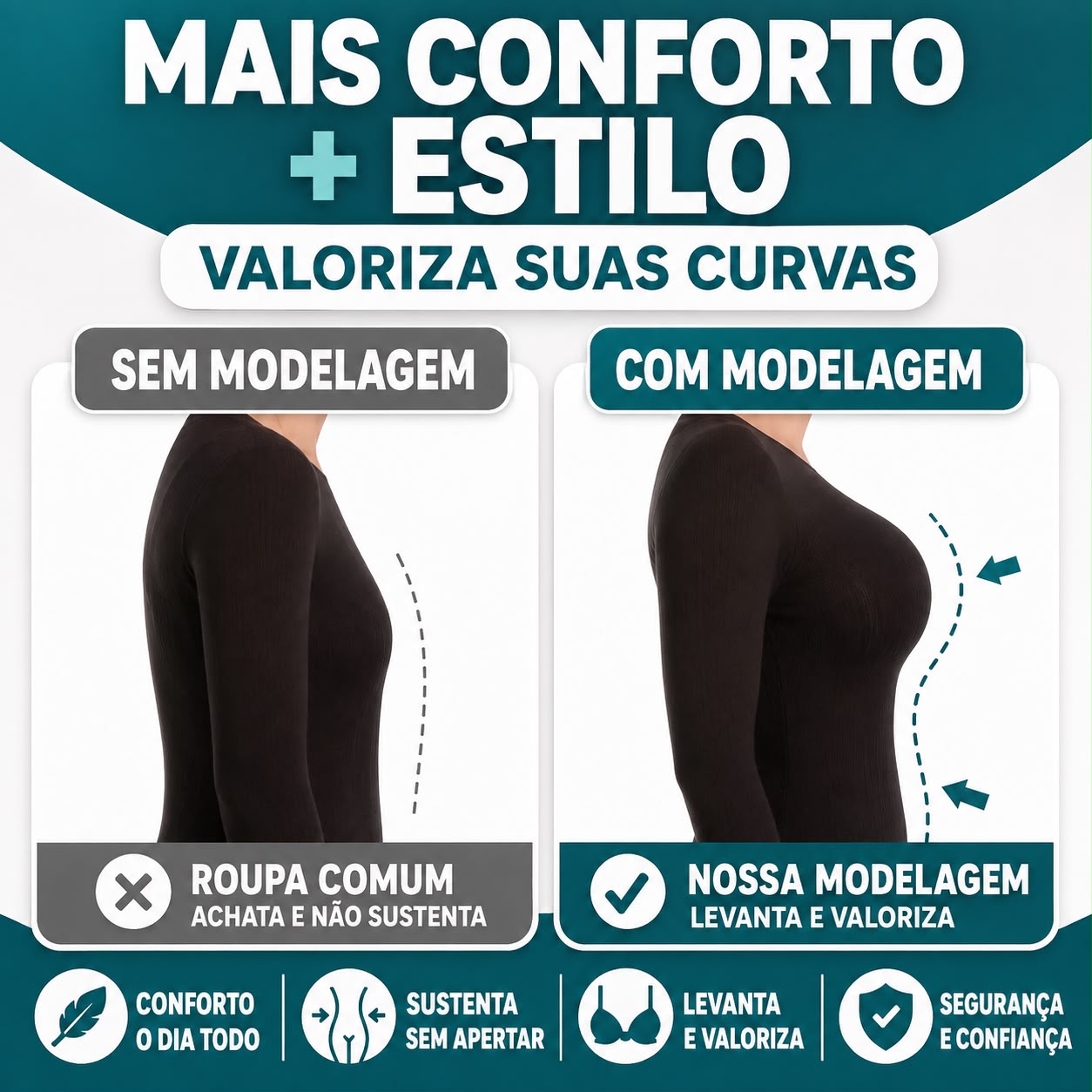 Sutiã Corretor De Postura