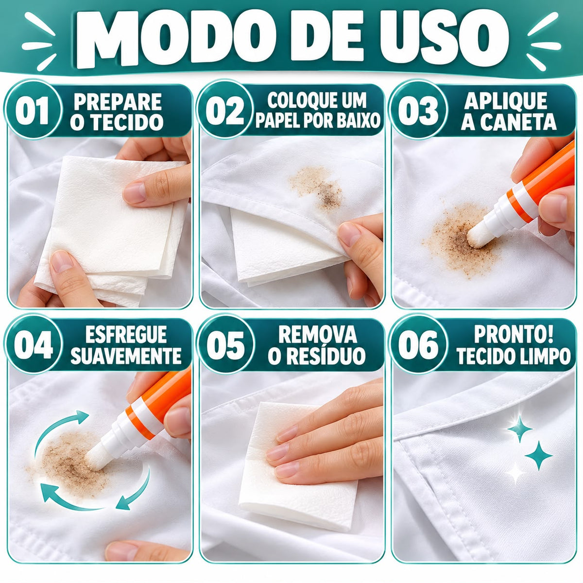 Caneta Removedora de Manchas