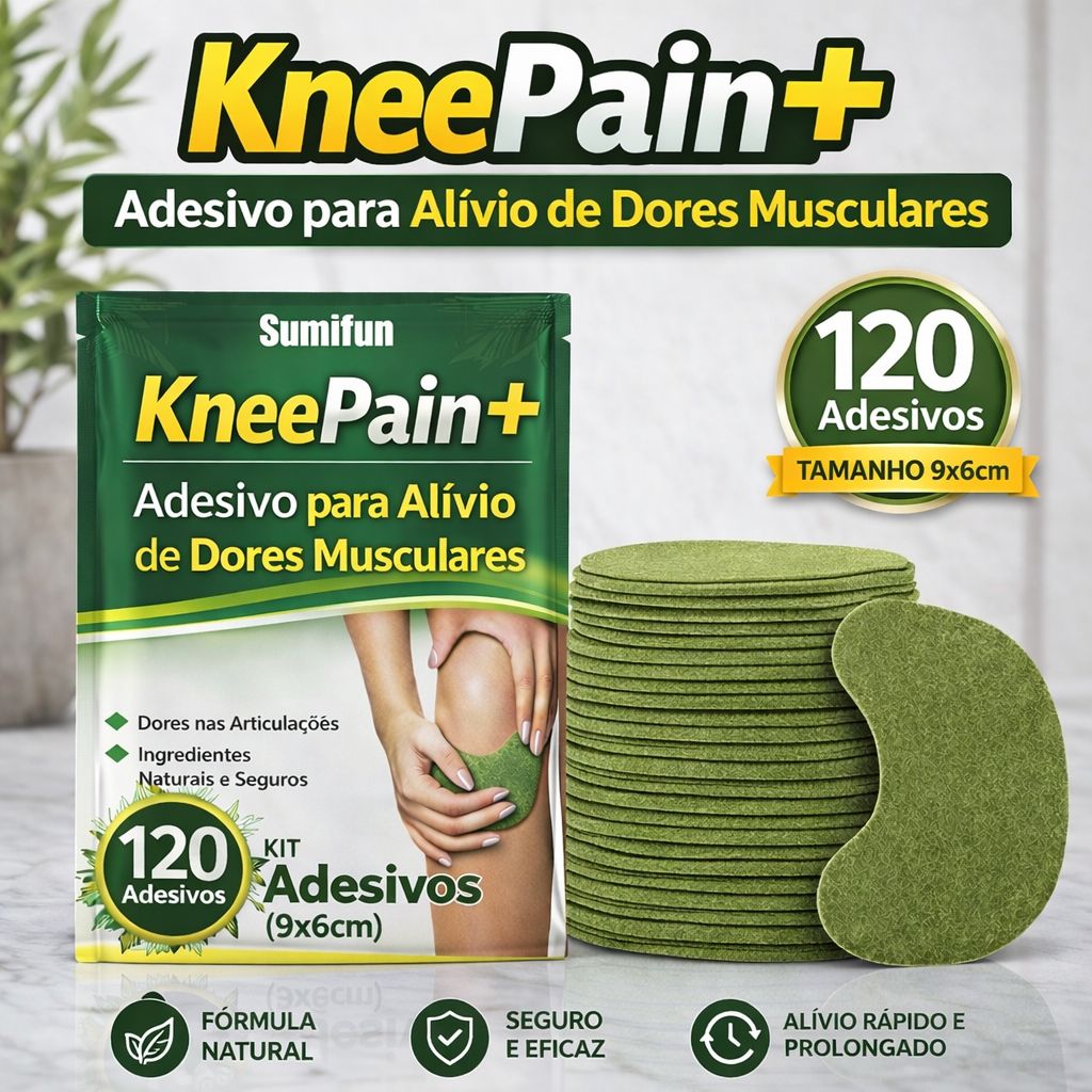 KneePain™ Plus - Adesivo de Alívio Imediato
