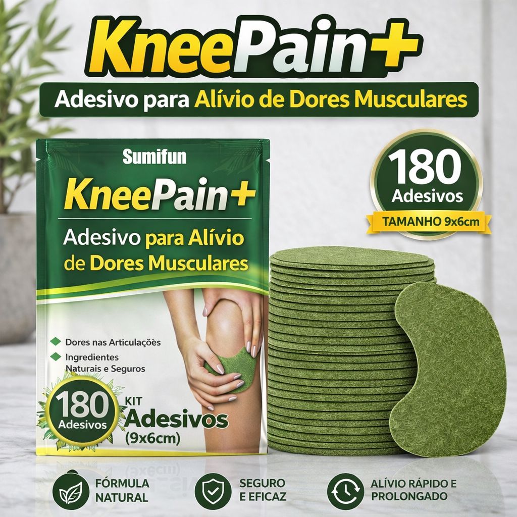 KneePain™ Plus - Adesivo de Alívio Imediato