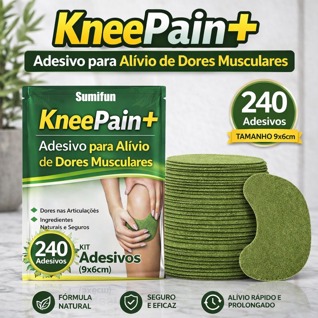 KneePain™ Plus - Adesivo de Alívio Imediato