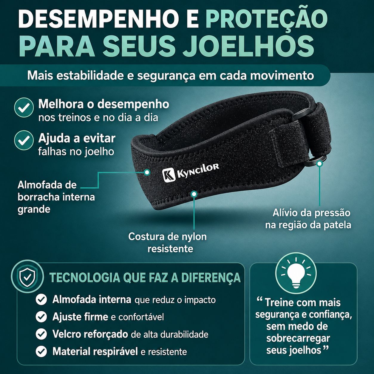 Kyncilor – Alívio para o Joelho