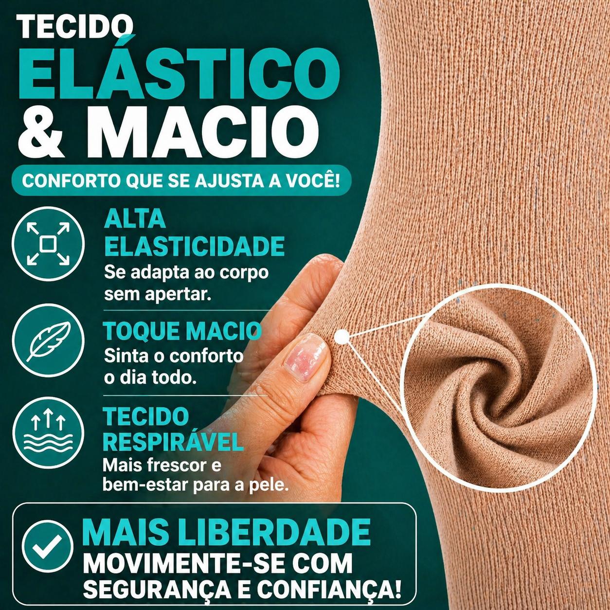 Compressive™ Pro - Meia de Compressão Elástica