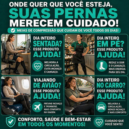 Compressive™ Pro - Meia de Compressão Elástica