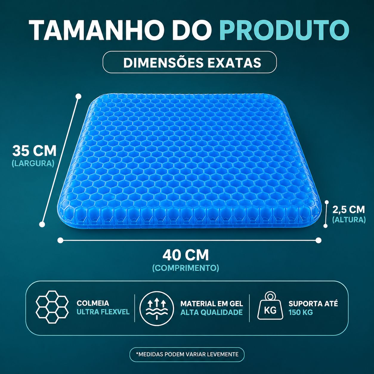 Almofada Gel Ortopédica ErgoGel Pro