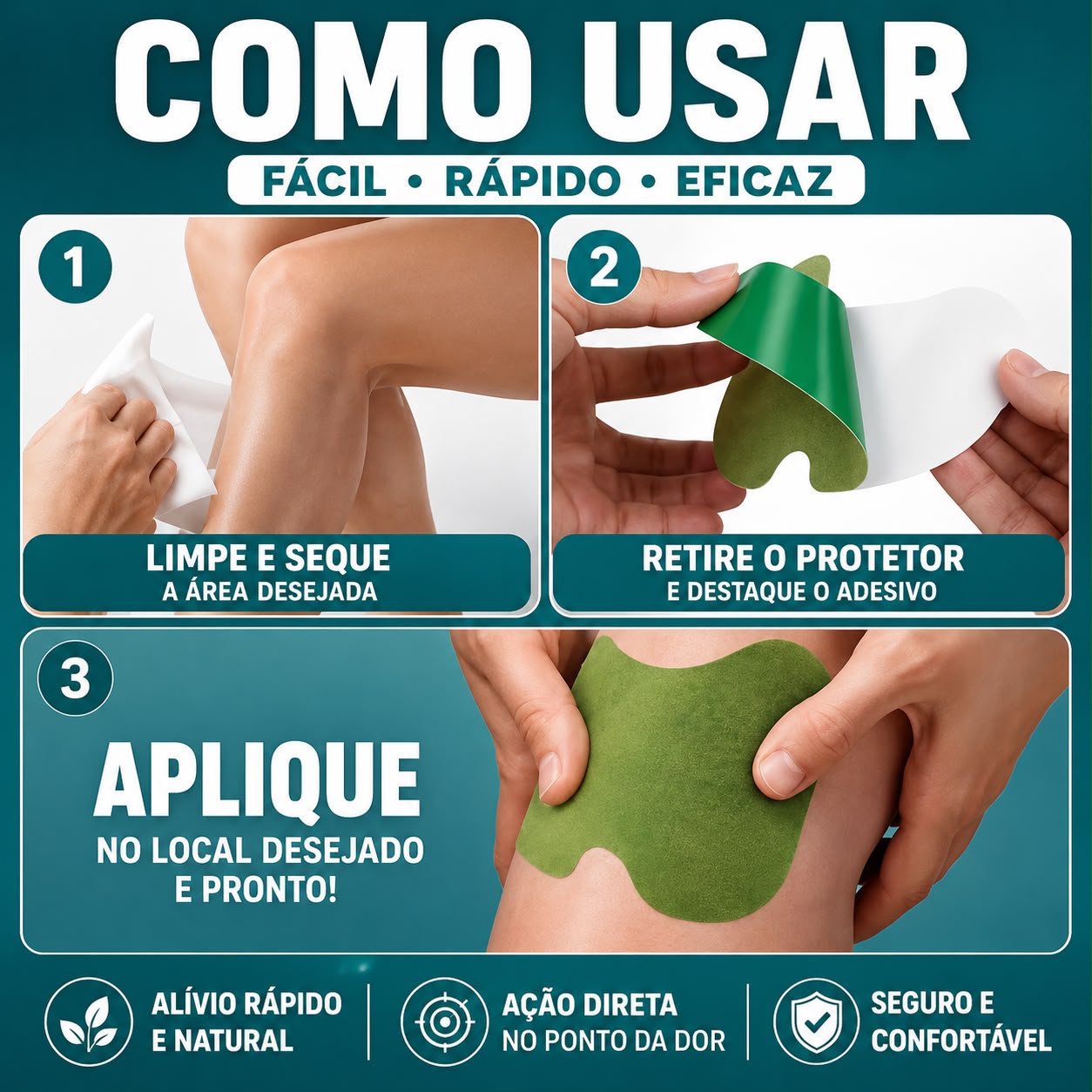 KneePain Plus - Adesivo para Dores