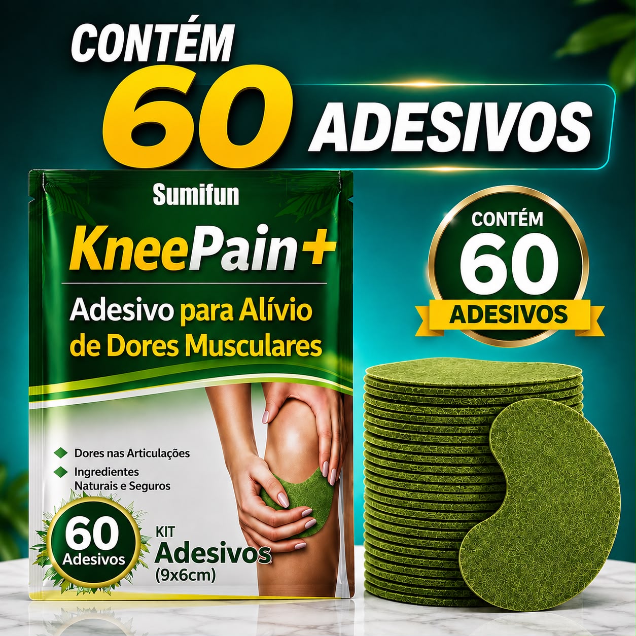KneePain Plus - Adesivo para Dores