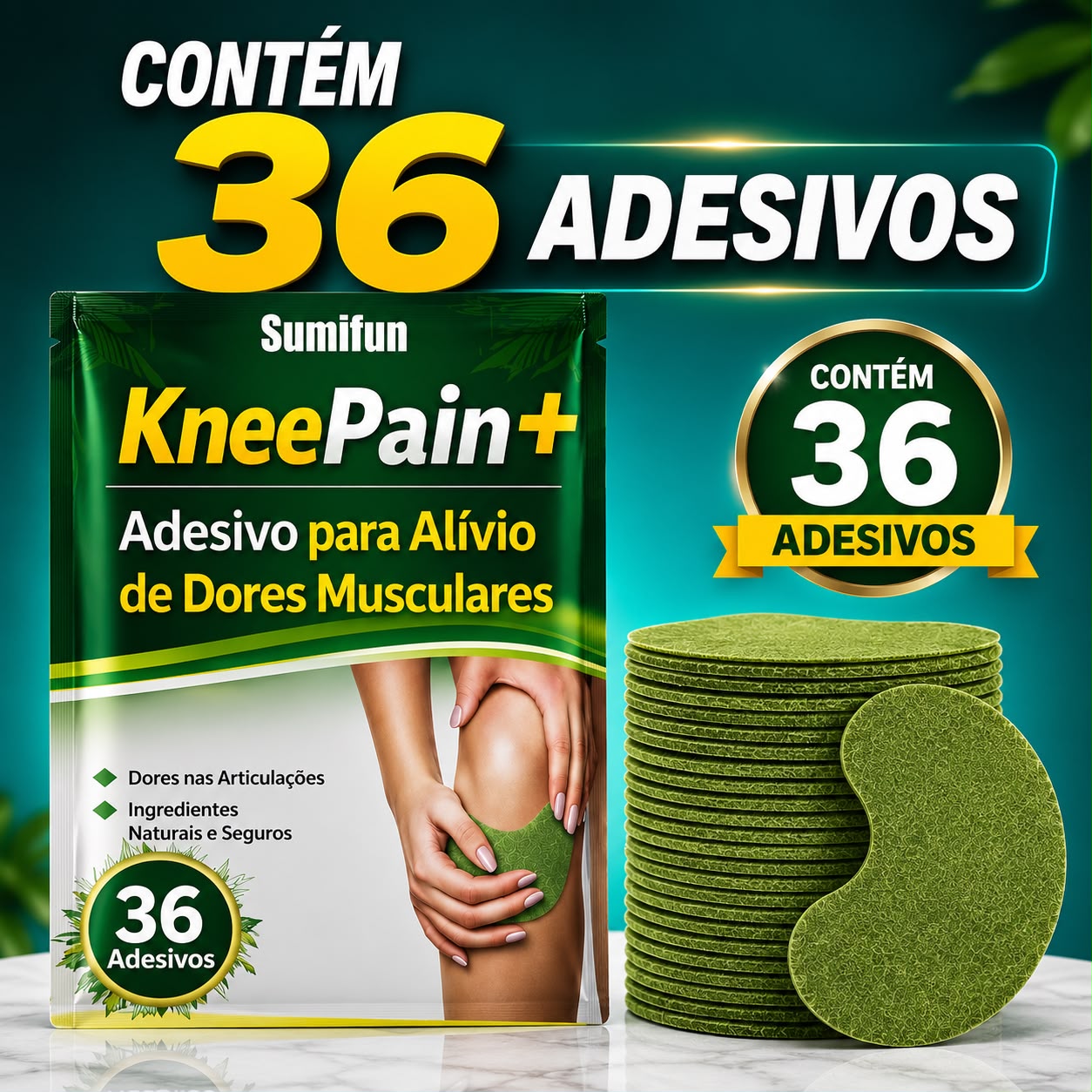 KneePain Plus - Adesivo para Dores