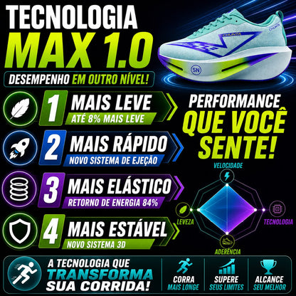 Velocity Carbon Chunta – Tênis Esportivo