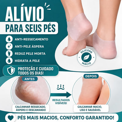 Protetor Calcanhar De Silicone