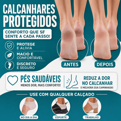 Protetor Calcanhar De Silicone