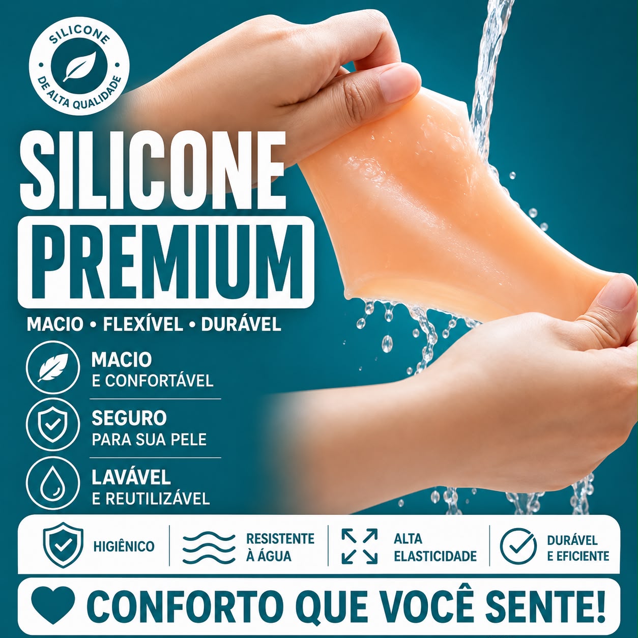 Protetor Calcanhar De Silicone