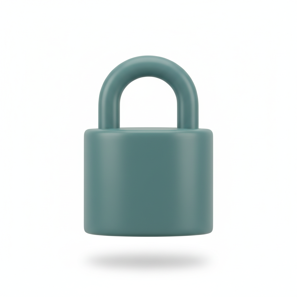 Segurança - Cadeado 3D